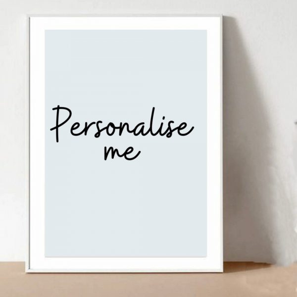 PERSONALISE ME!.