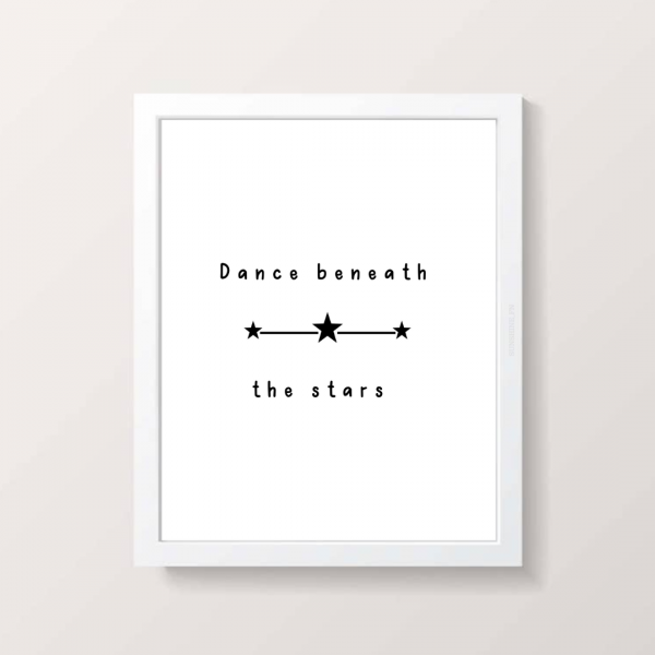 Dance beneath the stars print